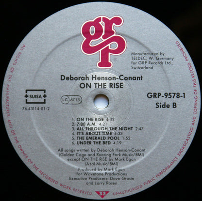 Deborah Henson-Conant : On The Rise (LP, DMM)