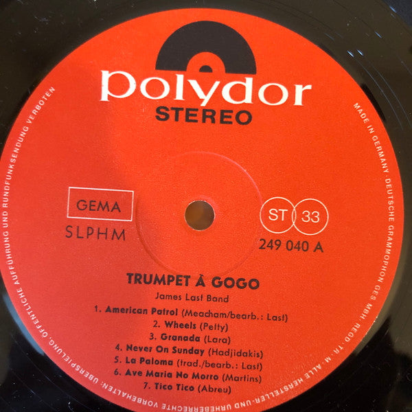 The James Last Band : Trumpet À Gogo (LP, Album)