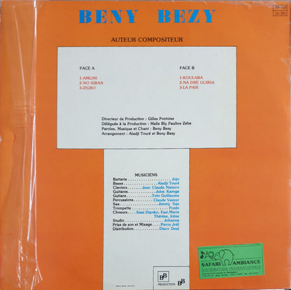 Beny Bezy : Amlini (LP)