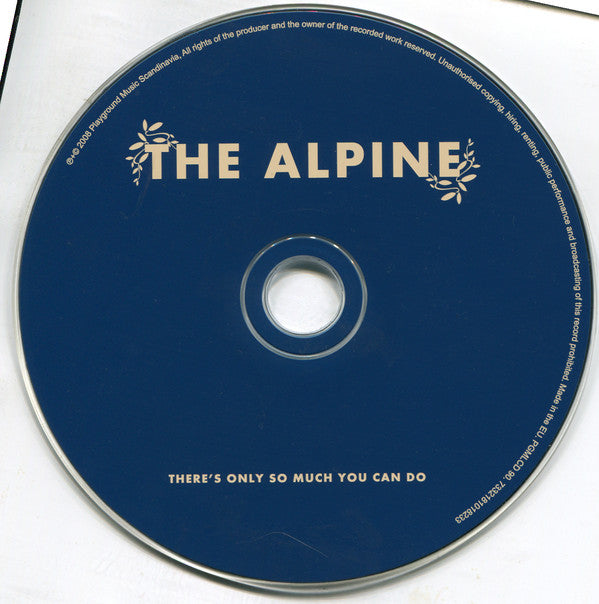 The Alpine : There's Only So Much You Can Do (CD, Album)