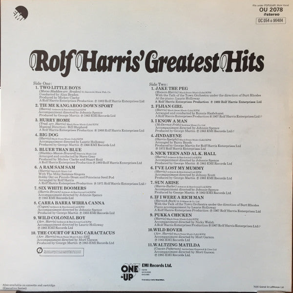 Rolf Harris : Greatest Hits (LP, Comp)