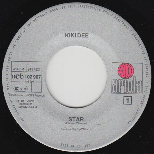 Kiki Dee : Star (7", Single)