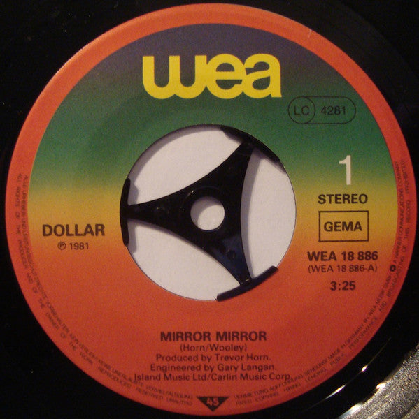 Dollar : Mirror Mirror (7", Single)