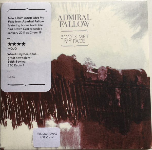 Admiral Fallow : Boots Met My Face (CD, Album)