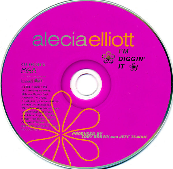 Alecia Elliott : I'm Diggin' It (HDCD, Album)