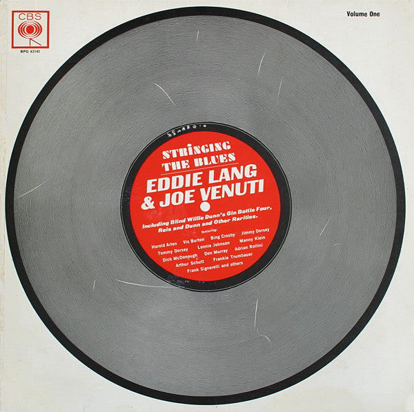 Joe Venuti & Eddie Lang : Stringing The Blues Volume One (LP, Comp, Mono)