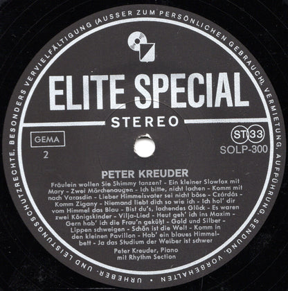 Peter Kreuder : Peter Kreuder Spielt Melodien Von Emmerich Kálmán, Franz Lehár, Ralph Benatzky, Robert Stolz, Johann Strauss (LP, Album, Mixed)