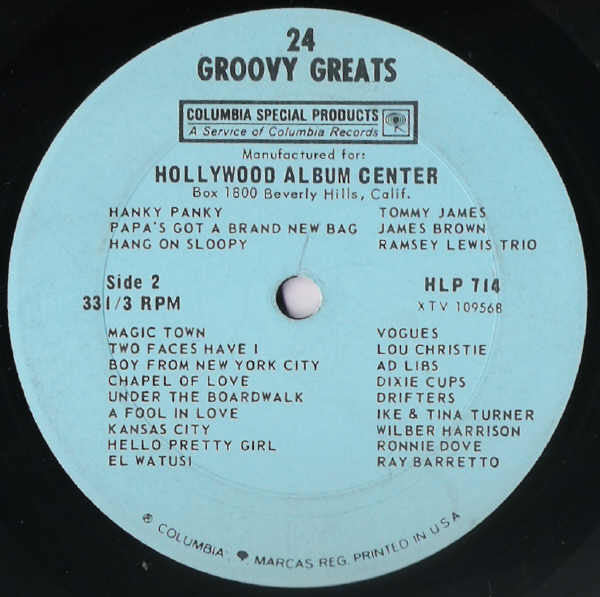 Various : 24 Groovy Greats (LP, Comp)