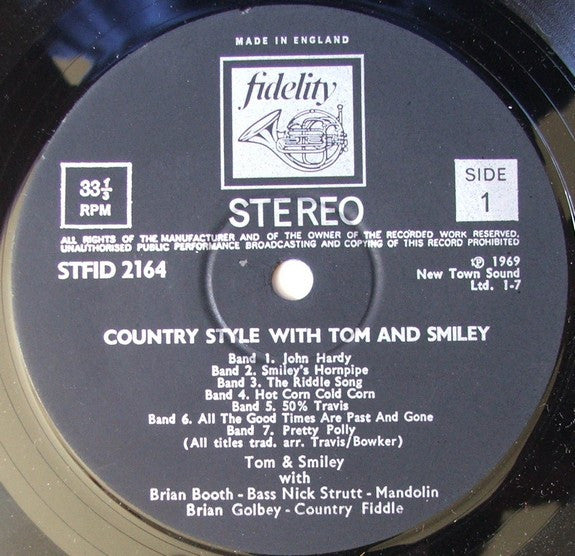 Tom & Smiley : Country Style (LP, Album)