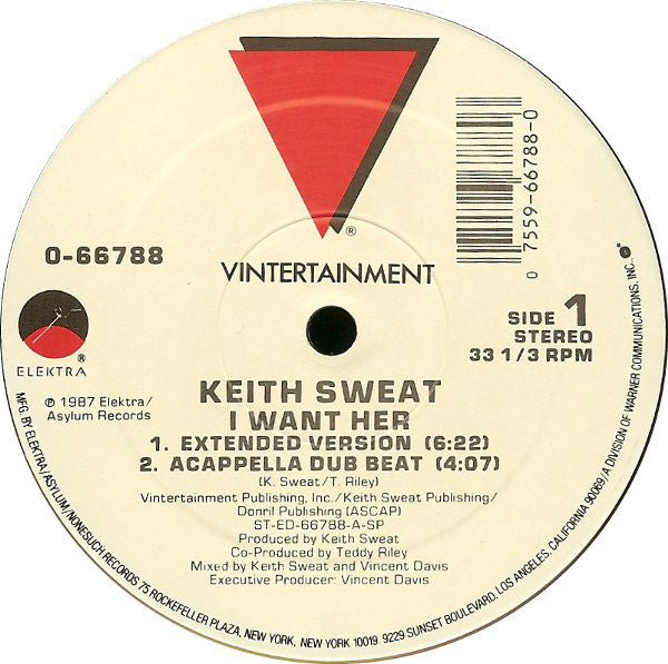 Keith Sweat : I Want Her (12", SRC)