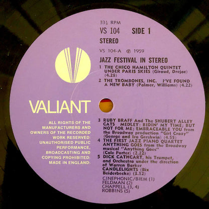 Various : Jazz Festival In Stereo (LP)