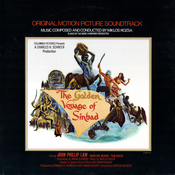 Miklós Rózsa, Symphony Orchestra Of Rome : The Golden Voyage Of Sinbad: Original Motion Picture Soundtrack (LP, Album)