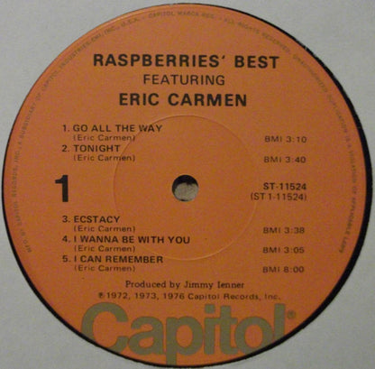 Raspberries : Raspberries' Best - Featuring Eric Carmen (LP, Comp, Los)