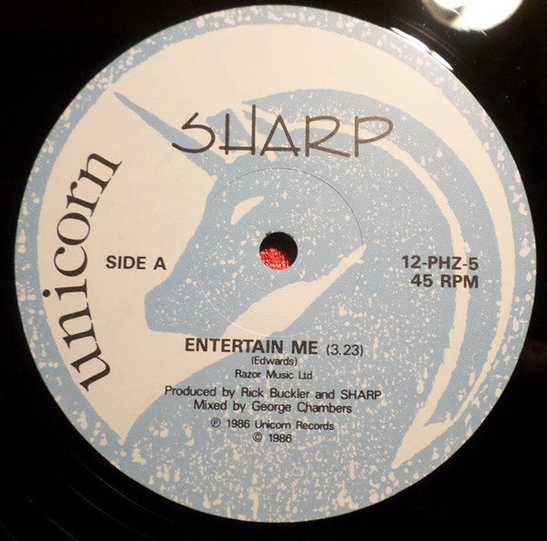 Sharp (9) : Entertain Me (12", Single)