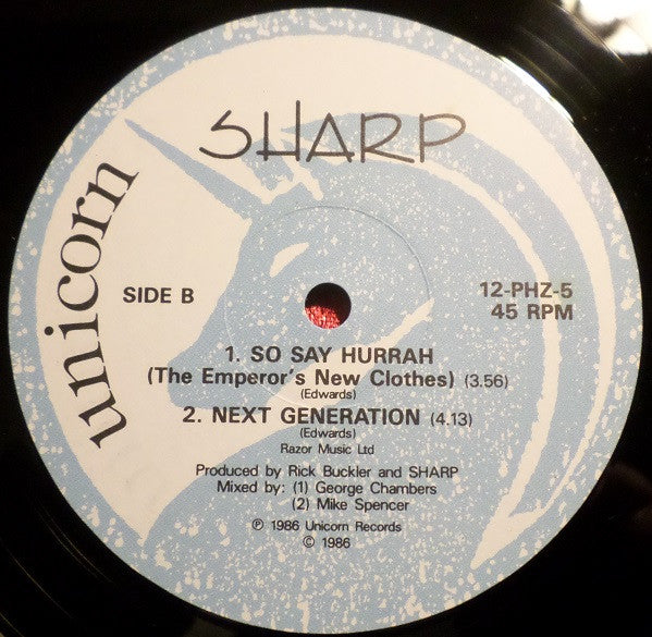 Sharp (9) : Entertain Me (12", Single)