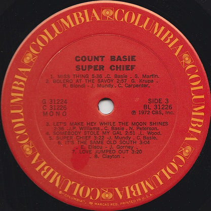 Count Basie : Super Chief (2xLP, Comp, Mono)