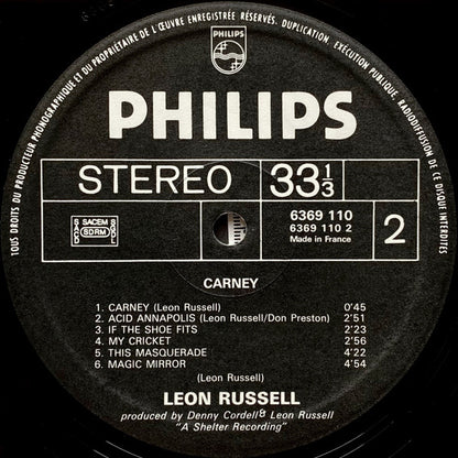 Leon Russell : Carney (LP, Album)