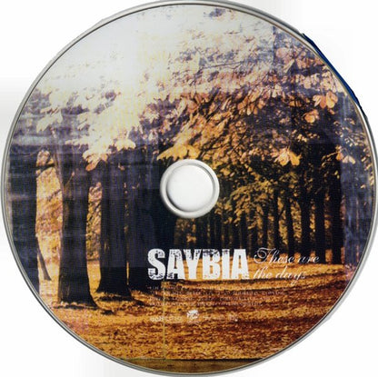 Saybia : These Are The Days (CD, Album, Dig)