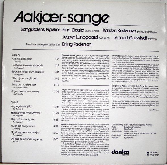 Sankt Annæ Pigekor : Aakjær-Sange (LP, Album)