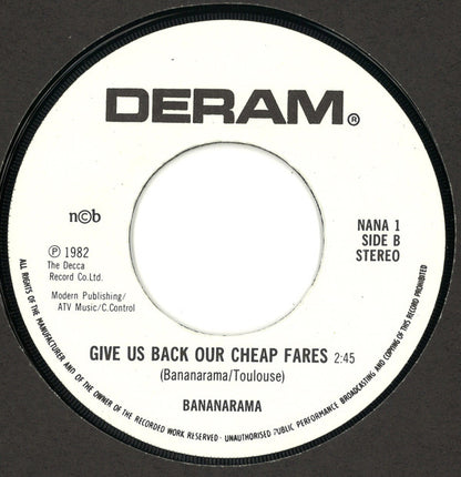 Bananarama & Fun Boy Three : Really Saying Something (7", Single)