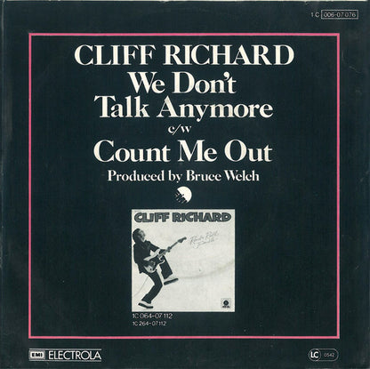 Cliff Richard : We Don't Talk Anymore (7", Single)