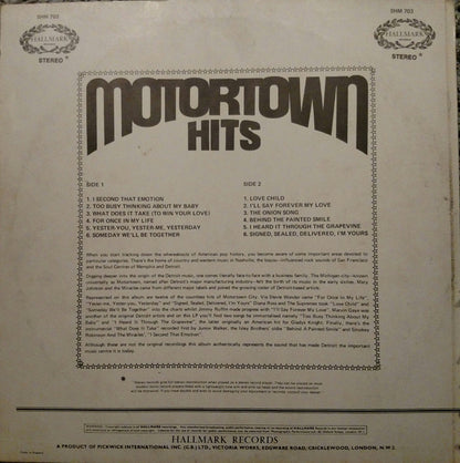 Various : Motortown Hits (LP, Comp)