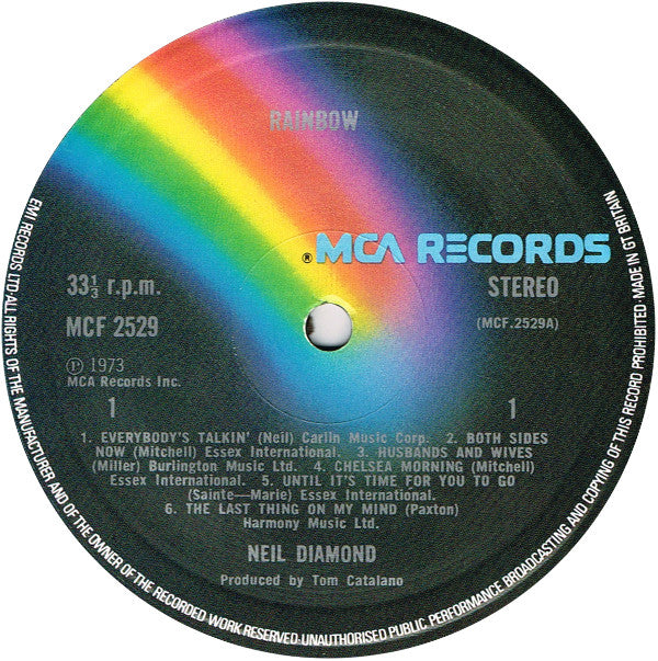 Neil Diamond : Rainbow (LP, Comp)