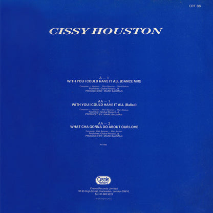 Cissy Houston : With You I Could Have It All (12")