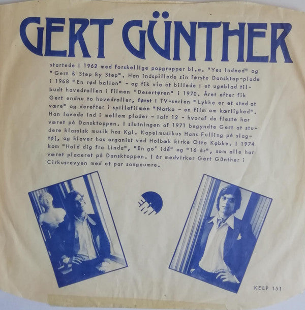 Gert Günther : Gert Günther Favoritter (LP, Comp)