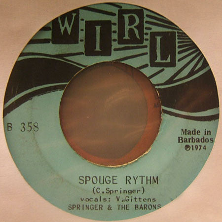 Springer & The Barons : Spouge Rythm (7")