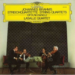 Johannes Brahms - LaSalle Quartet : Streichquartette Op.51, No. 1 & No. 2 (LP)