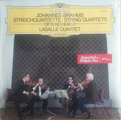 Johannes Brahms - LaSalle Quartet : Streichquartette Op.51, No. 1 & No. 2 (LP)