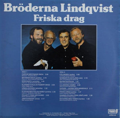 Bröderna Lindqvist : Friska Drag (LP)