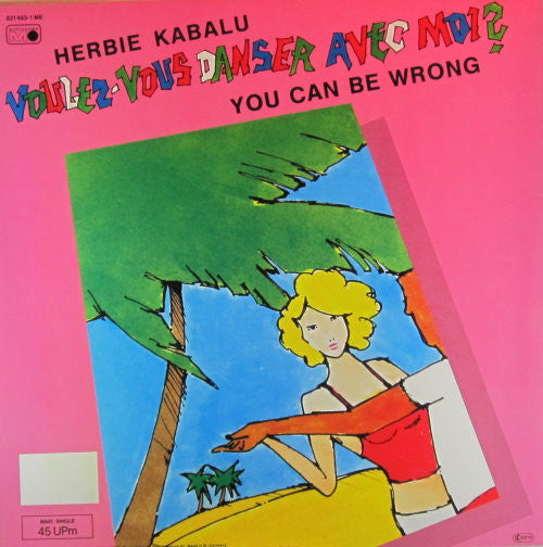 Herbie Kabalu : Voulez-Vous Danser Avec Moi? (12", Maxi)