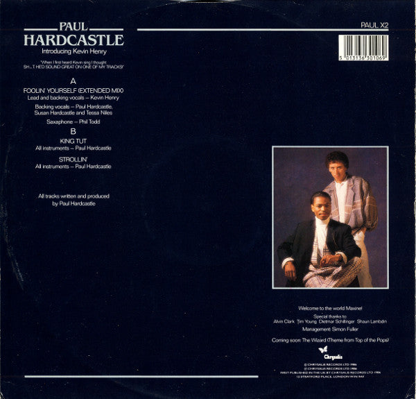 Paul Hardcastle : Foolin' Yourself (12", Single)