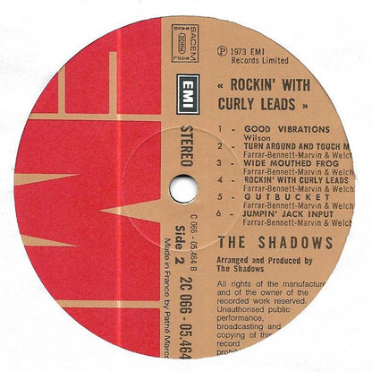 The Shadows : Rockin' With Curly Leads (LP, Album, Gat)