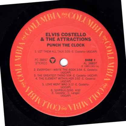 Elvis Costello & The Attractions : Punch The Clock (LP, Album)