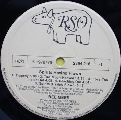 Bee Gees : Spirits Having Flown (LP, Album, Gat)