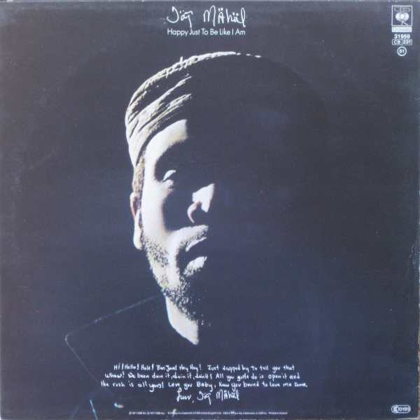 Taj Mahal : Happy Just To Be Like I Am (LP, Album, RE)