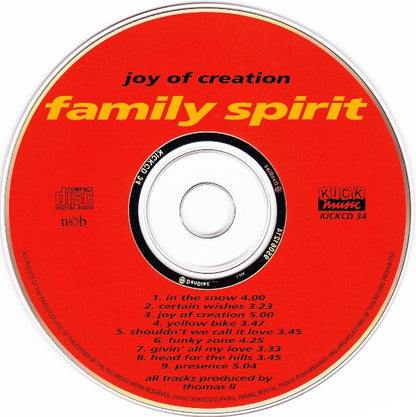 Family Spirit : Joy Of Creation (CD, Album)