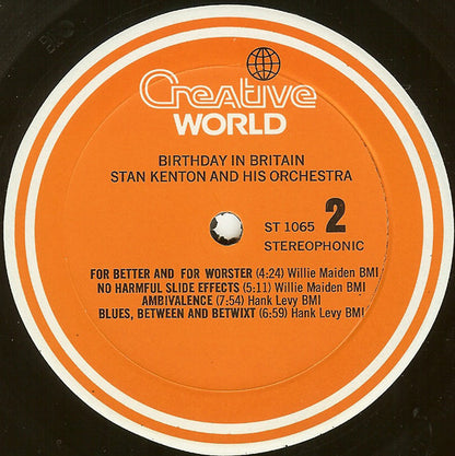 Stan Kenton And His Orchestra : Birthday In Britain (LP, Album)