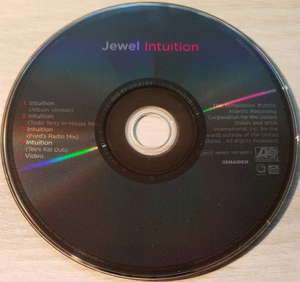 Jewel : Intuition (CD, Single, Enh)