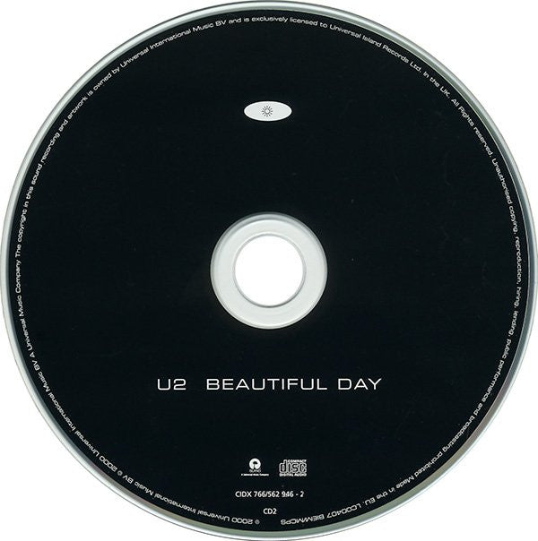 U2 : Beautiful Day (CD, Single, CD2)