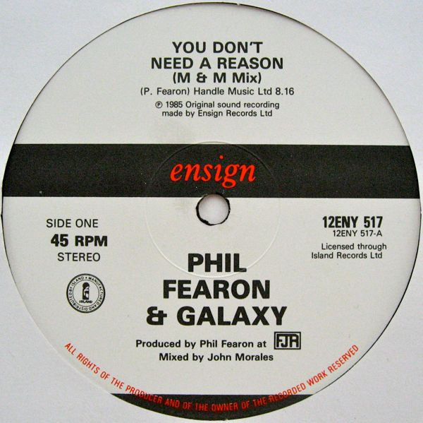 Phil Fearon & Galaxy : You Don't Need A Reason (12")