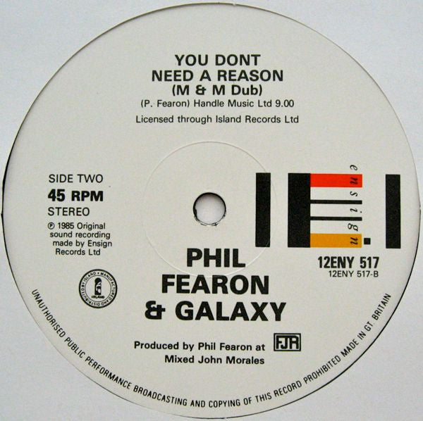 Phil Fearon & Galaxy : You Don't Need A Reason (12")