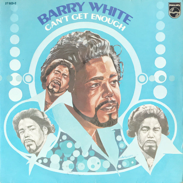 Barry White : Can't Get Enough  (LP, Album, Club)