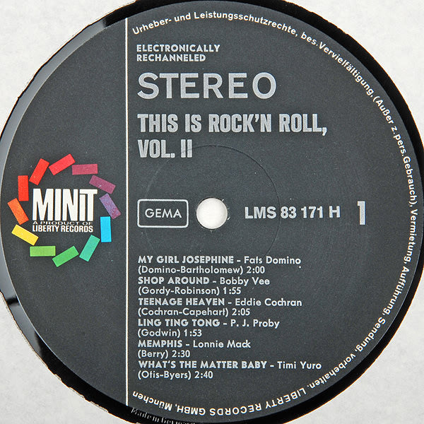 Various : This Is Rock 'N Roll Vol. 2 (LP, Comp)