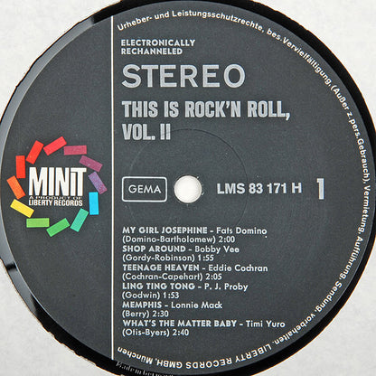 Various : This Is Rock 'N Roll Vol. 2 (LP, Comp)