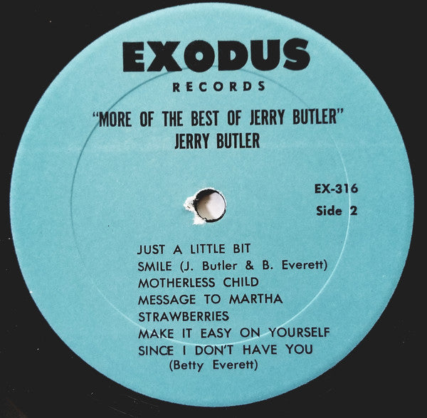 Jerry Butler : More Of The Best Of Jerry Butler (LP, Comp, RE, RP)