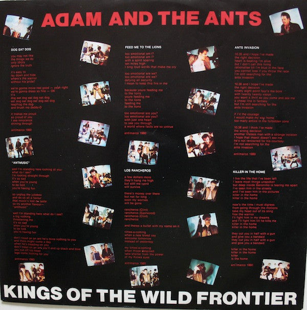 Adam And The Ants : Kings Of The Wild Frontier (LP, Album)